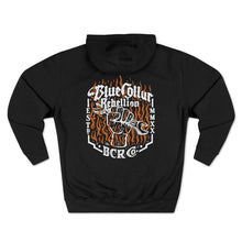 Load image into Gallery viewer, "Blue Collar Rebellion Flames" Hoodie