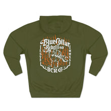 Load image into Gallery viewer, "Blue Collar Rebellion Flames" Hoodie