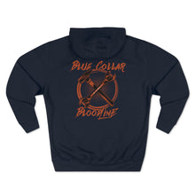 Load image into Gallery viewer, "Blue Collar Bloodline" Crossbones Hoodie