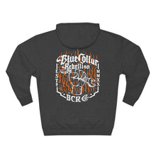 Load image into Gallery viewer, "Blue Collar Rebellion Flames" Hoodie