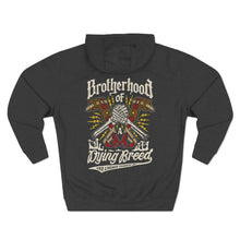 Load image into Gallery viewer, "Brotherhood of a Dying Breed Lineman Gaffs" Hoodie