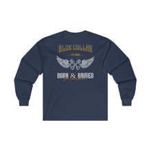 Load image into Gallery viewer, Mechanic "Born & Raised" Long Sleeve T-Shirt