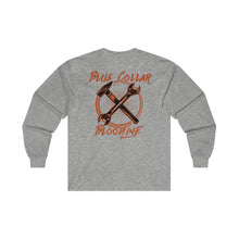 Load image into Gallery viewer, "Blue Collar Bloodline" Crossbones Long Sleeve T-Shirt