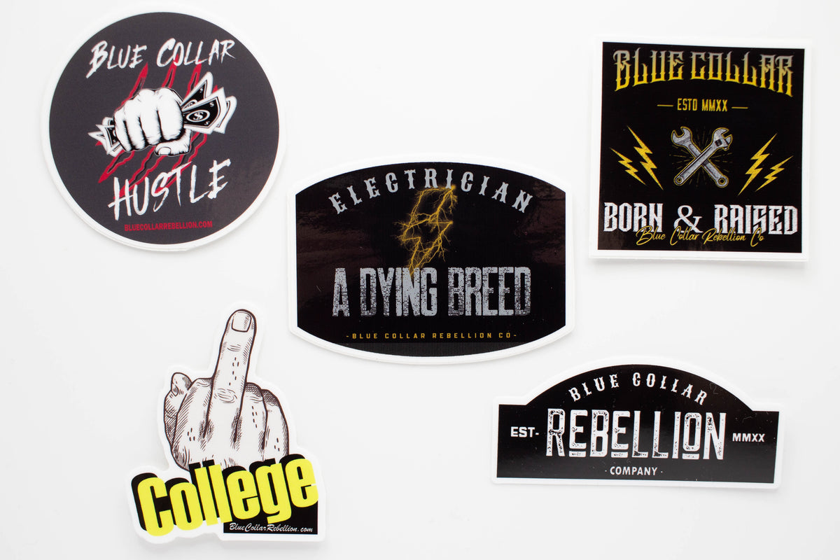 Electrician - A Dying Breed 2x3 Sticker – Blue Collar Rebellion Co.