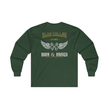 Load image into Gallery viewer, Mechanic "Born & Raised" Long Sleeve T-Shirt