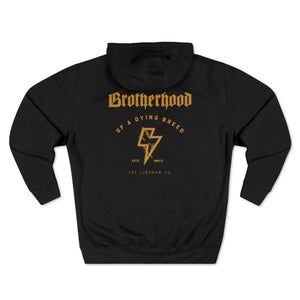 "Brotherhood Of A Dying Breed" Lightning Bolt Hoodie