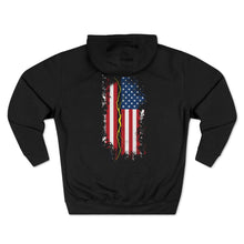 Load image into Gallery viewer, &quot;American Flag Lightning Bolt&quot; Hoodie
