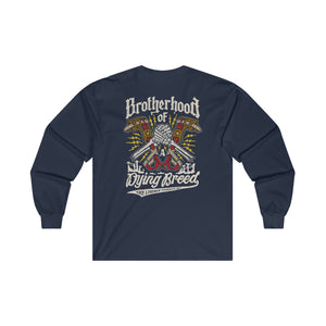 "Brotherhood of a Dying Breed Lineman Gaffs" Long Sleeve T-Shirt