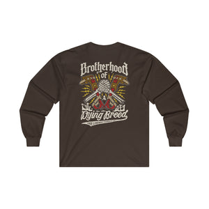"Brotherhood of a Dying Breed Lineman Gaffs" Long Sleeve T-Shirt