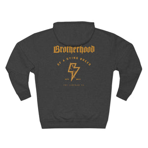 "Brotherhood Of A Dying Breed" Lightning Bolt Hoodie