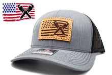 Load image into Gallery viewer, &quot;Plumber Flag&quot; Leather Patch Richardson 112 Hat

