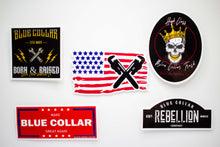 Load image into Gallery viewer, &quot;Plumber American Flag&quot; 3.25x2&quot; Sticker
