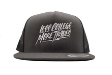 Load image into Gallery viewer, &quot;Less College More Trades&quot; Flat Bill
