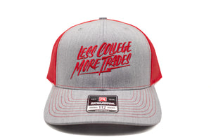 "Less College More Trades" Richardson 112 Hat