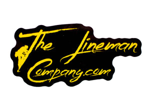 "The Lineman Company" 3x1.5" Sticker