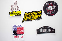 Load image into Gallery viewer, &quot;Less College More Trades&quot; 3.5x1.5&quot; Sticker
