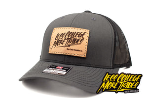 "Less College More Trades" Leather Patch Richardson 112 Hat