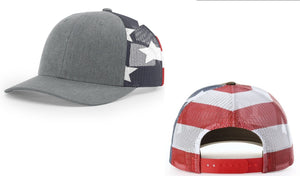 Lineman "American Flag" Embroidered Richardson 112 Hat