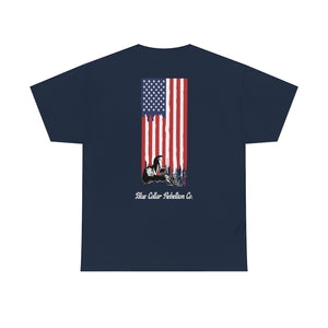 "Welder American Flag" Short Sleeve T-Shirt