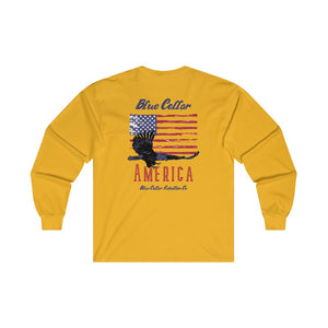 "Blue Collar America" Long Sleeve T-Shirt