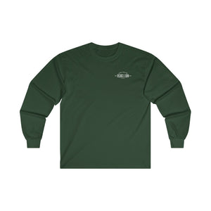 "Born N Raised"Blue Collar Long Sleeve T-Shirt