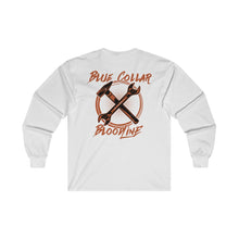 Load image into Gallery viewer, &quot;Blue Collar Bloodline&quot; Crossbones Long Sleeve T-Shirt
