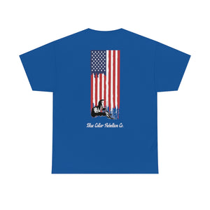 "Welder American Flag" Short Sleeve T-Shirt