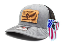 Load image into Gallery viewer, &quot;Lineman Flag&quot; Leather Patch Richardson 112 Hat
