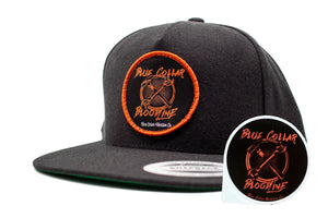 "Blue Collar Bloodline Crossbones" Flat Bill Patch Hat