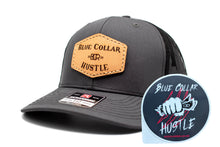 Load image into Gallery viewer, &quot;Blue Collar Hustle&quot; Leather Patch Richardson 112 Hat
