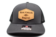 Load image into Gallery viewer, &quot;Blue Collar Hustle&quot; Leather Patch Richardson 112 Hat
