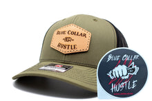 Load image into Gallery viewer, &quot;Blue Collar Hustle&quot; Leather Patch Richardson 112 Hat
