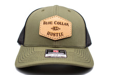 Load image into Gallery viewer, &quot;Blue Collar Hustle&quot; Leather Patch Richardson 112 Hat
