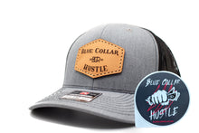 Load image into Gallery viewer, &quot;Blue Collar Hustle&quot; Leather Patch Richardson 112 Hat
