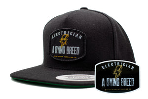 "Electrician - a Dying Breed" Flat Bill Patch Hat