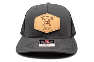 "Blue Collar Lineman" Leather Patch Richardson 112
