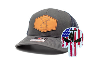 "Blue Collar Lineman" Leather Patch Richardson 112