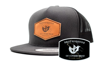 Lineman "Brotherhood of a Dying Breed" Leather Patch Flat Bill