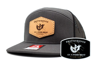 Lineman "Brotherhood of a Dying Breed" Leather Patch Flat Bill