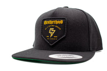 Load image into Gallery viewer, &quot;Lineman Brotherhood Lightning Bolt&quot; Flat Bill Patch Hat
