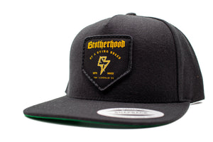 "Lineman Brotherhood Lightning Bolt" Flat Bill Patch Hat