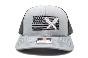 Plumber "American Flag" Embroidered Richardson 112 Hat