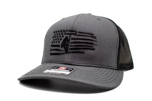 Lineman "American Flag" Embroidered Richardson 112 Hat