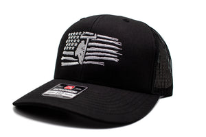 Lineman "American Flag" Embroidered Richardson 112 Hat