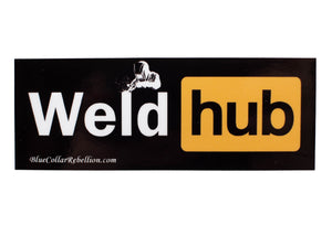 "Weld Hub" 3" Sticker