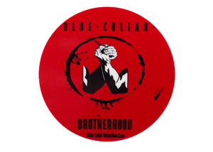 "Blue Collar Brotherhood" 2.5x2.5" Sticker