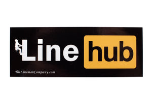 "Line Hub" 3" Sticker