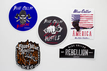 Load image into Gallery viewer, &quot;Blue Collar Hustle&quot; 2.5x2.5&quot; Sticker

