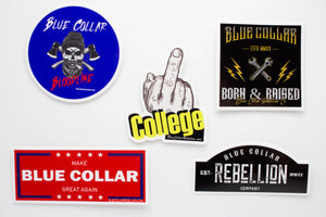 "F#ck College" 2x2.5" Sticker