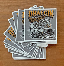 Load image into Gallery viewer, &quot;Draggin Wagon&quot; 2.25X2.25&quot; Sticker
